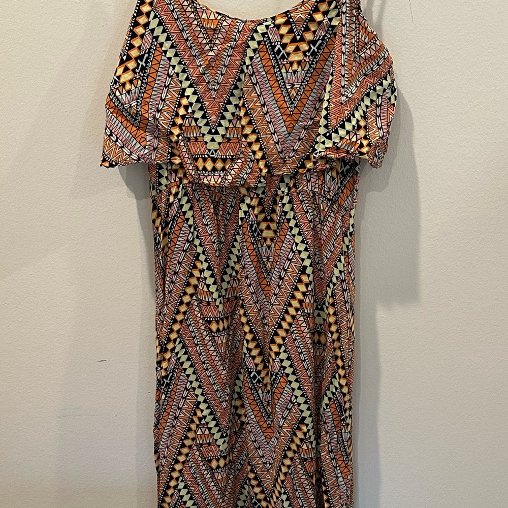 Ladies Long summer spaghetti strap dress